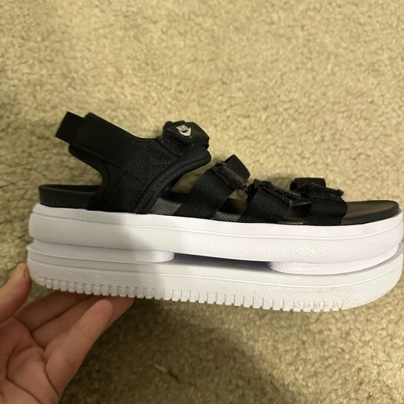 Nike Icon Women's Black Platform Sandals| Baddie | Sporty - Picture 7 of 11